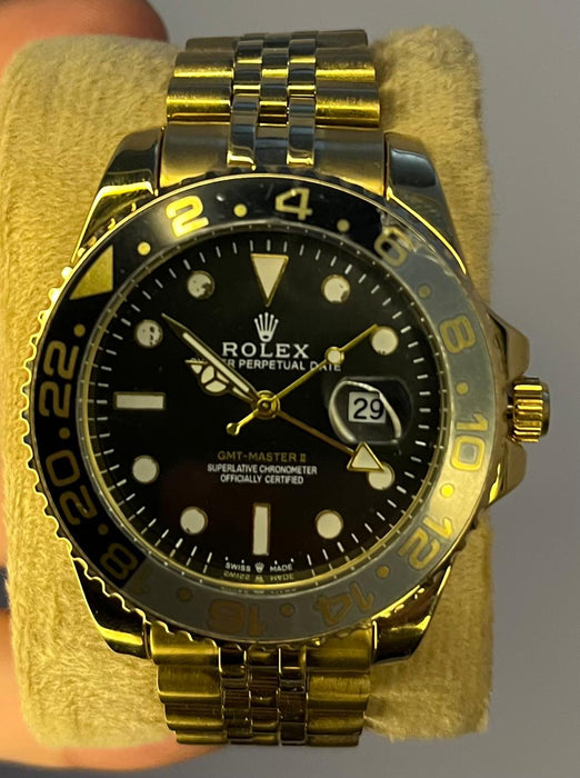 ROLEX GMT MASTER II GOLD [OYSTER PERPETUAL DATE]